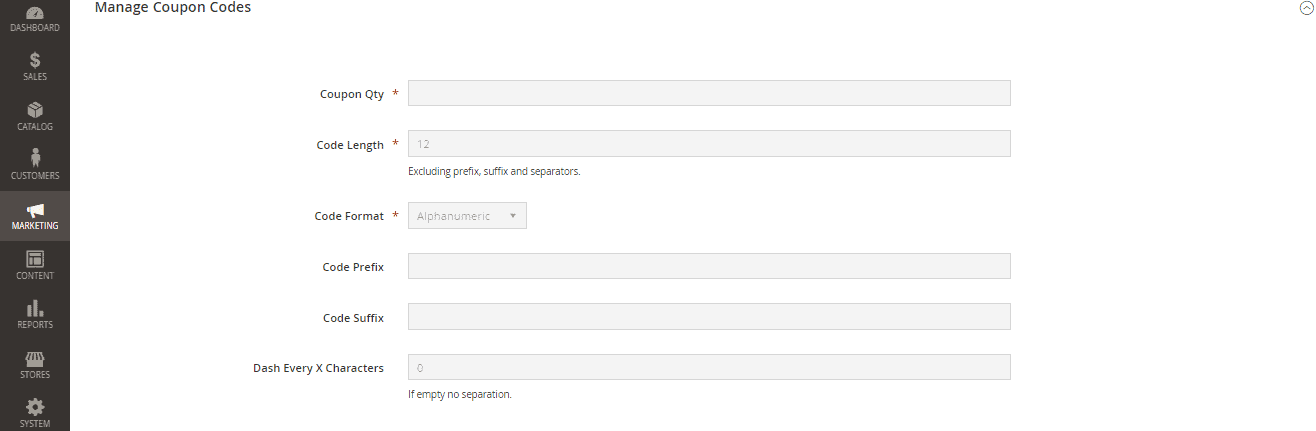 Manage Coupon Codes in Adobe Commerce (Magento)