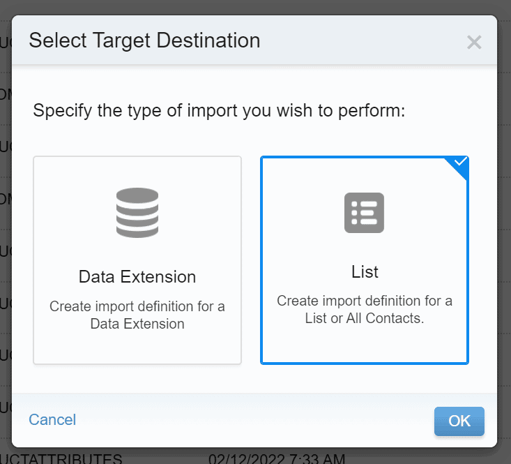 Marketing Cloud: How to Create an Automation in Automation Studio to Import SMS Contacts into MobileConnect 43 Contact Builder Import List
