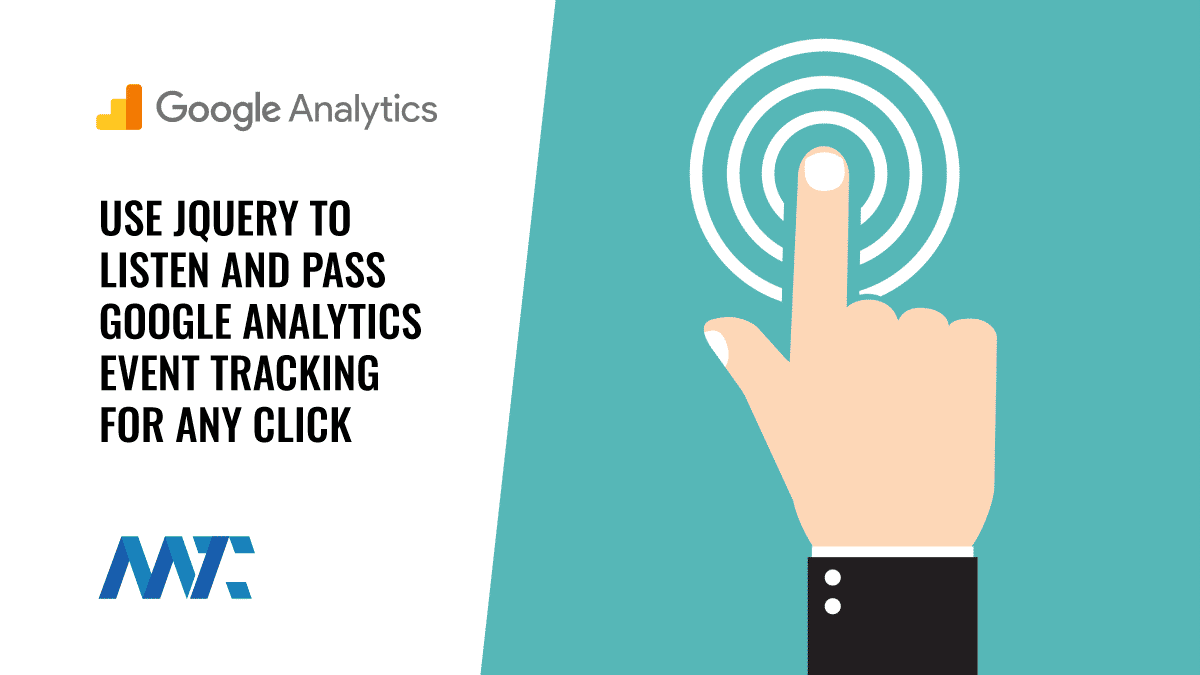 jQuery Listen for Clicks to Pass Google Analytics Event Tracking