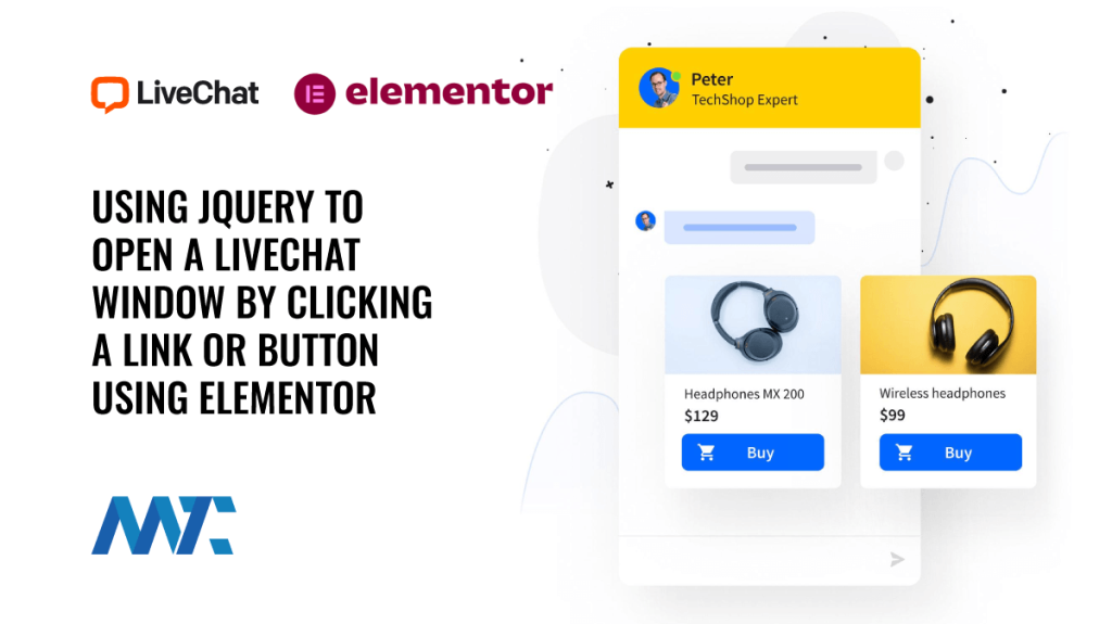 Using jQuery to open a LiveChat Window By Clicking A Link or Button Using Elementor