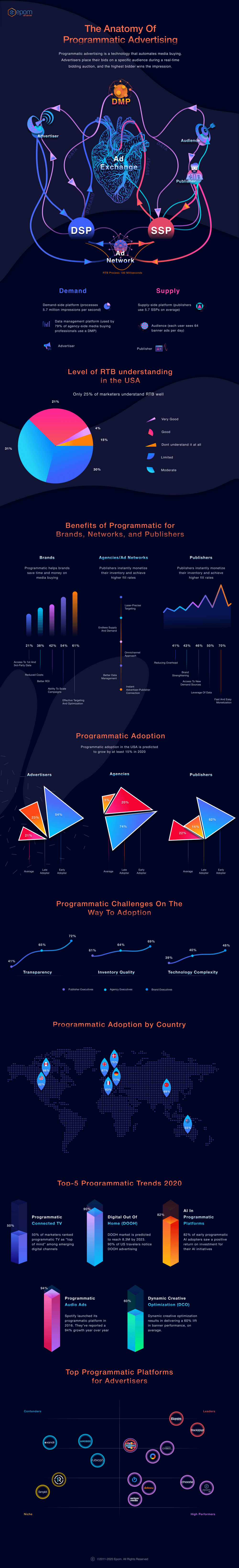 Understanding Programmatic Advertising, Its Trends, and The Ad Tech Leaders 2 programmatic advertising infographic diagram