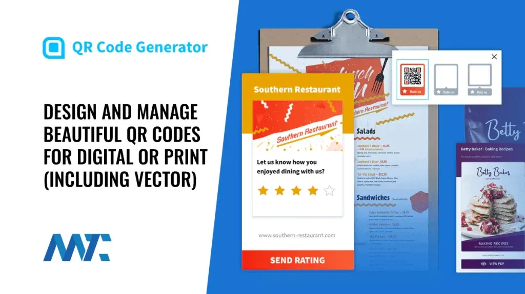 QR Code Designer and Manager - Vector, PNG, EPS, JPG, SVG