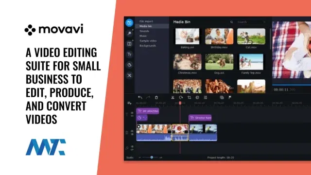 Movavi Video Editing Suite for Small Business - Edit, Convert, and Produce Video