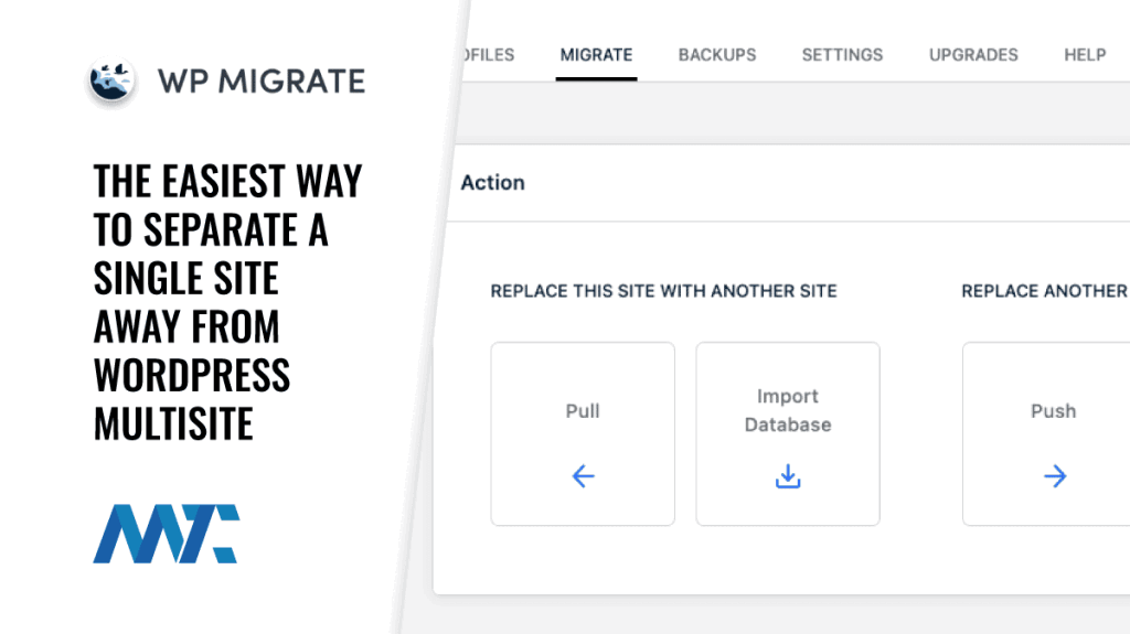 Migrate Single WordPress Site From Multisite