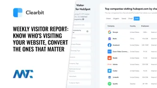 Clearbit - Weekly B2B Visitor Report