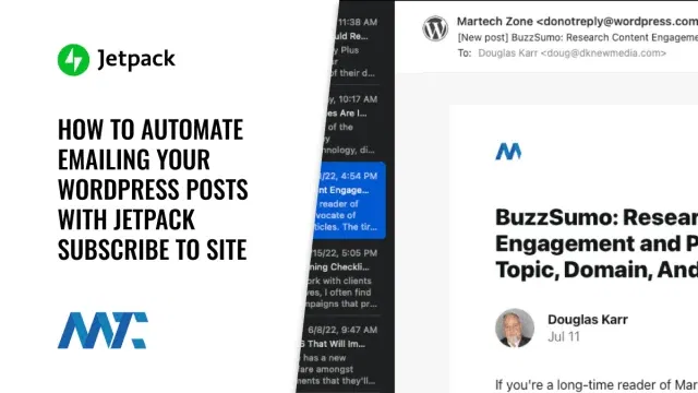 WordPress Jetpack Subscribe To Site Email Subscriptions