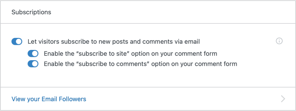 How To Automate Emailing Your WordPress Posts With Jetpack Subscribe To Site 14 Jetpack Enable Subscribe To Site