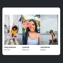 Horizontal Photo Gallery