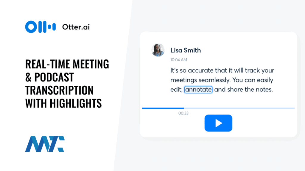 Otter Real-Time Meeting and Podcast Transcription