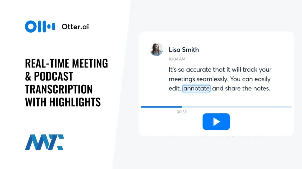 Otter Real-Time Meeting and Podcast Transcription