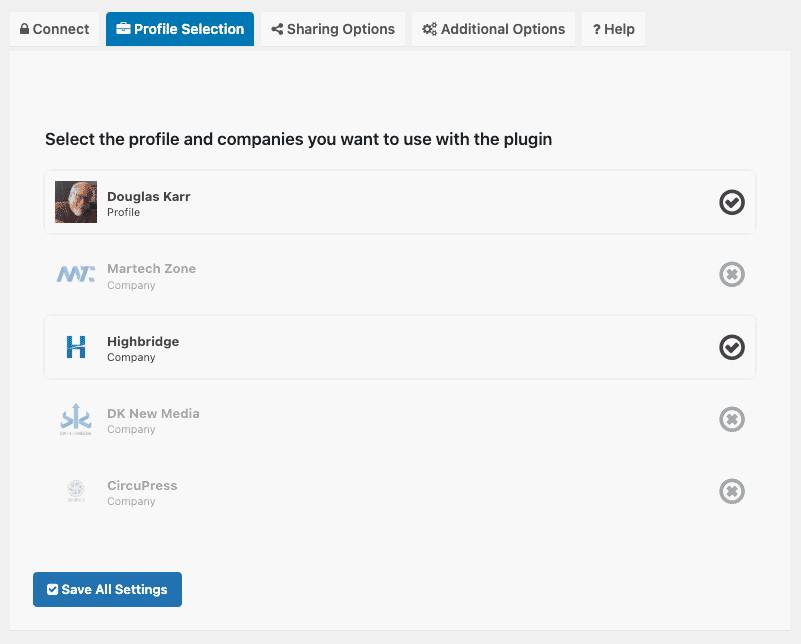 WordPress: How To Automatically Share Your Content On A LinkedIn Company Page 4 linkedin personal company page publiishing