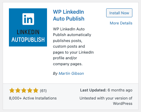 WP LinkedIn Auto Publish Plugin