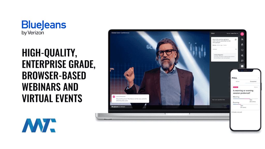 Enteprise Webinars and Virtual Event Software From BlueJeans