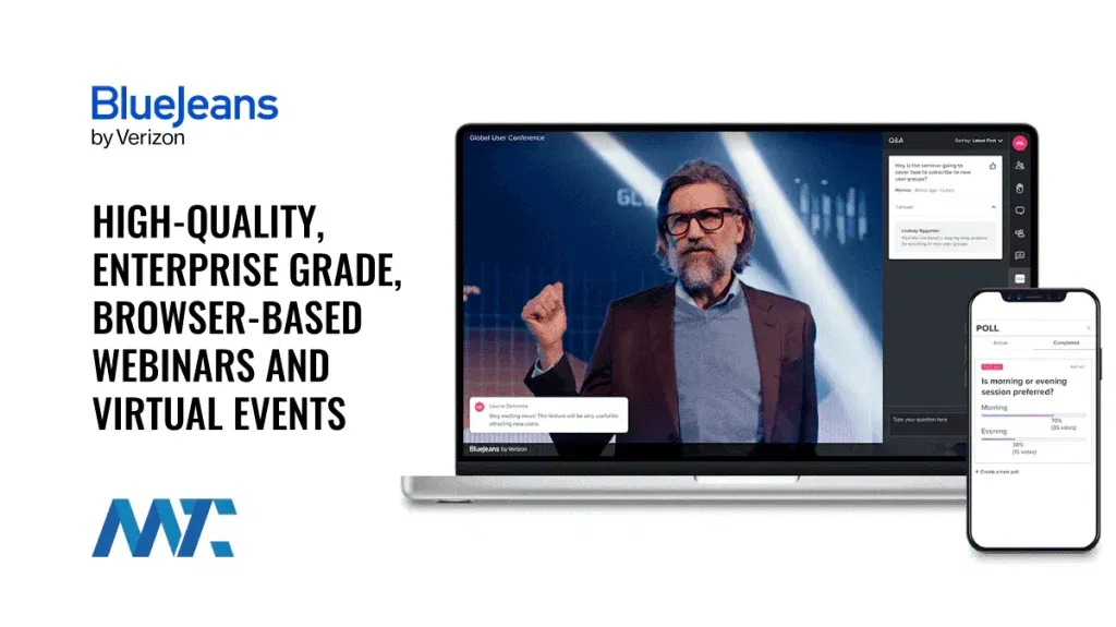 Enteprise Webinars and Virtual Event Software From BlueJeans
