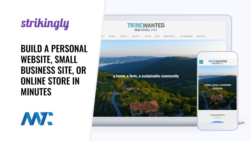Strikingly - Responsive Personal Sites, Small Business Websites, Online Stores