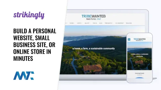 Strikingly - Responsive Personal Sites, Small Business Websites, Online Stores