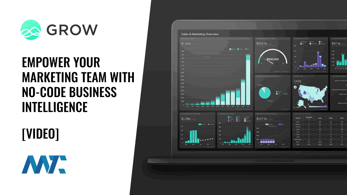 Grow: Marketing BI and No-Code, SQL-Less Dashboards