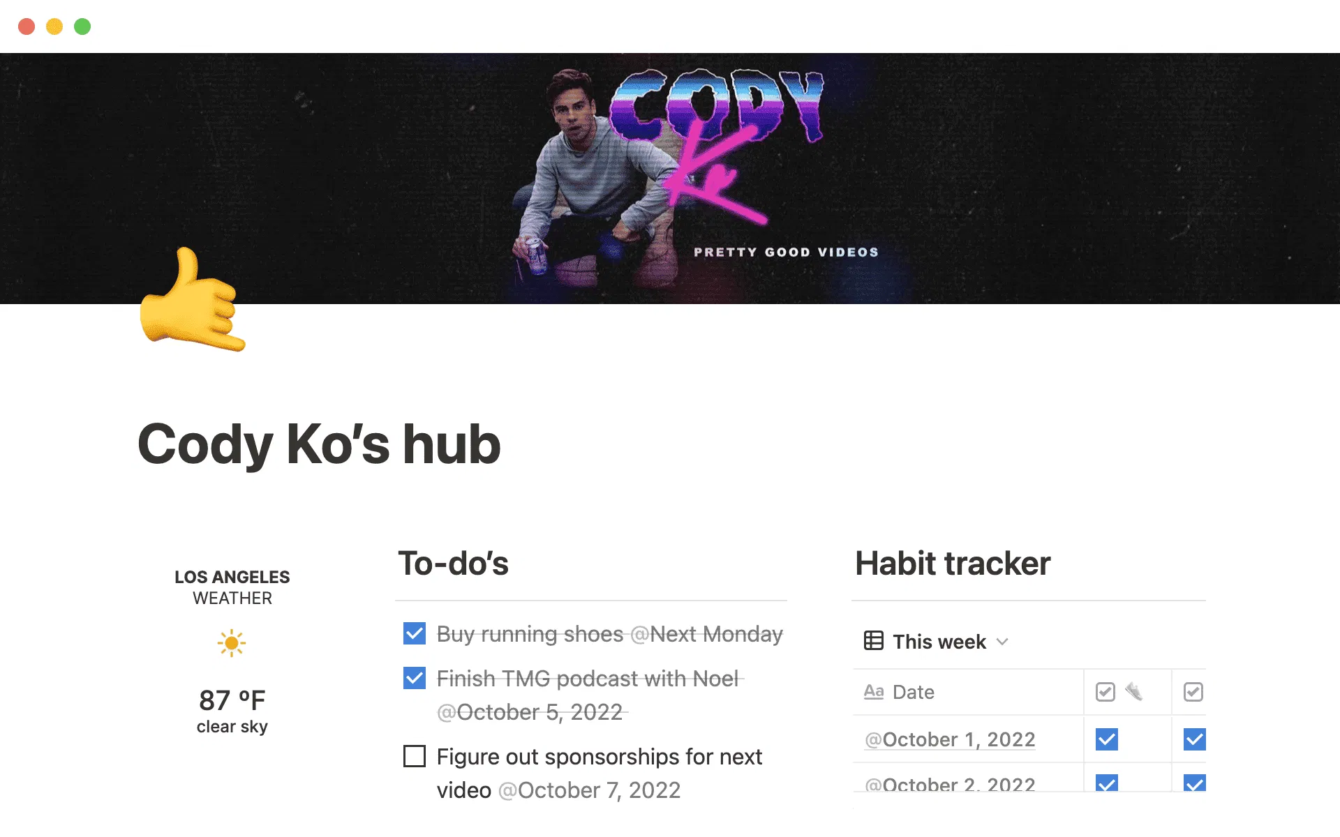 Notion - Marketing Hub