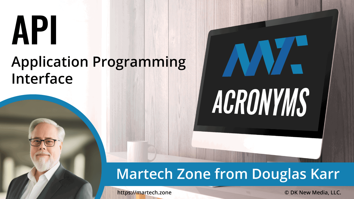 API: Application Programming Interface