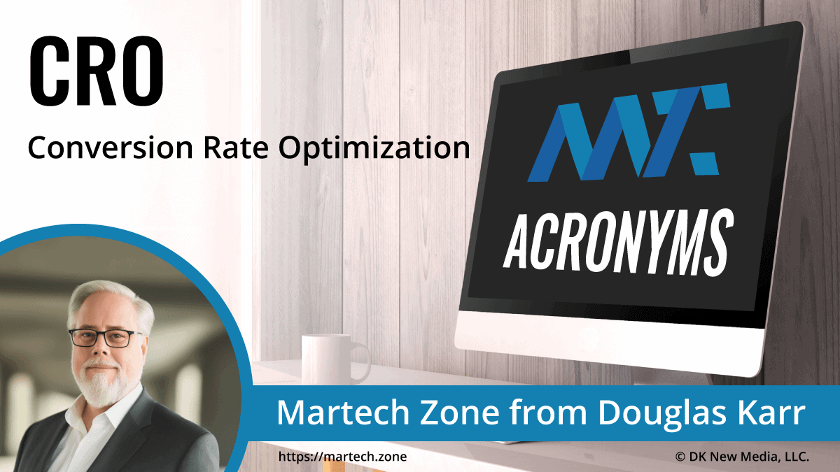 CRO: Conversion Rate Optimization