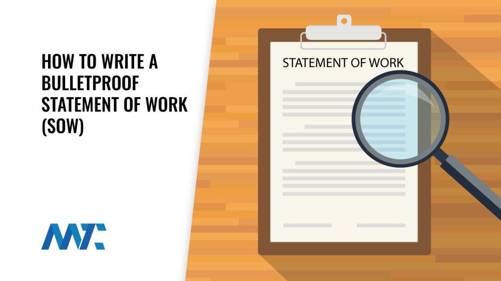 How To Write A Statement of Work (SOW) including Why and Sections