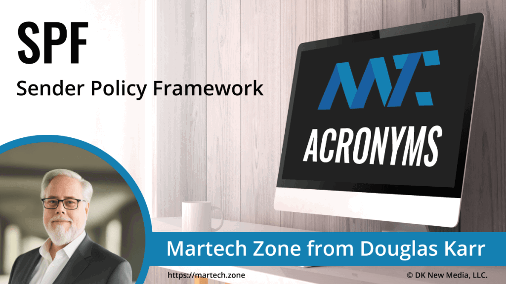 What is the acronym SPF? Sender Policy Framework