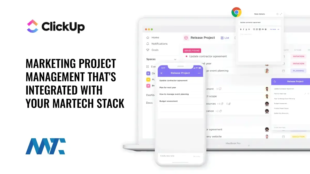 Marketing Project Management Platform - Clickup Collaboration, PM