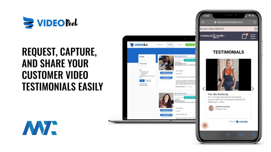VideoPeel Customer Testimonial Video Platform