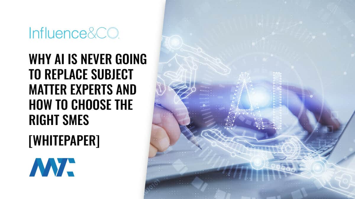 AI generated content versus subject matter expert (SME) content