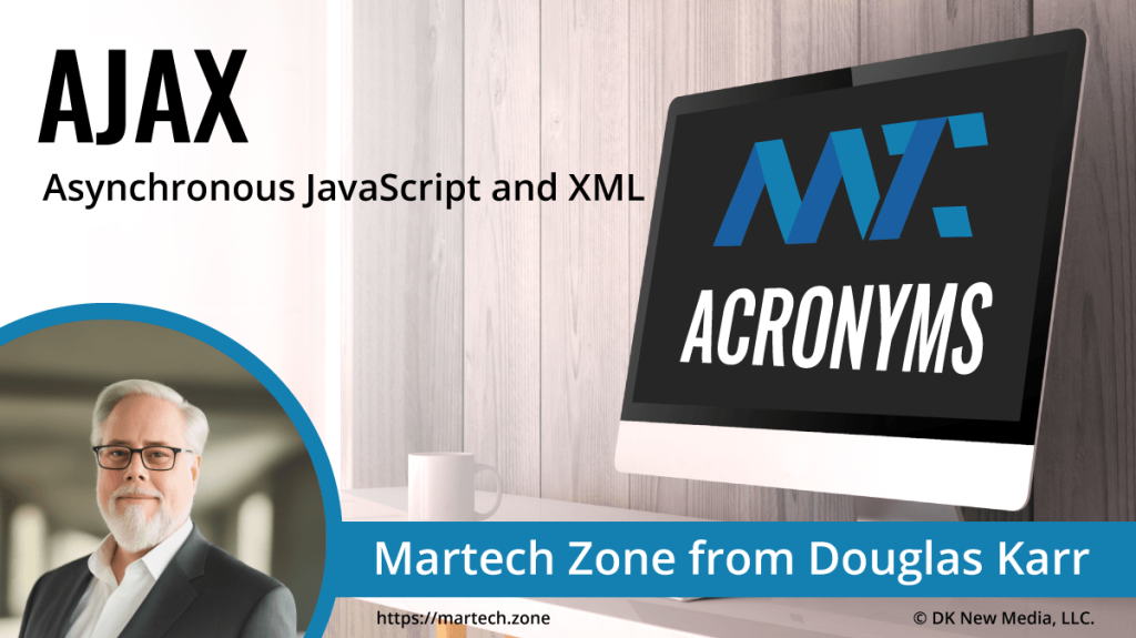 AJAX: Asynchronous JavaScript and XML What is the acronym AJAX? Asynchronous JavaScript and XML