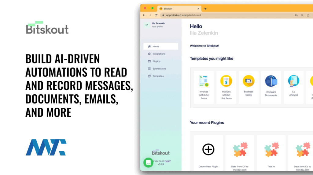 Bitskout ai no-code workflow automation platform