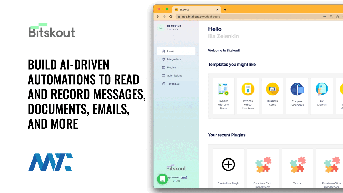 Bitskout ai no-code workflow automation platform