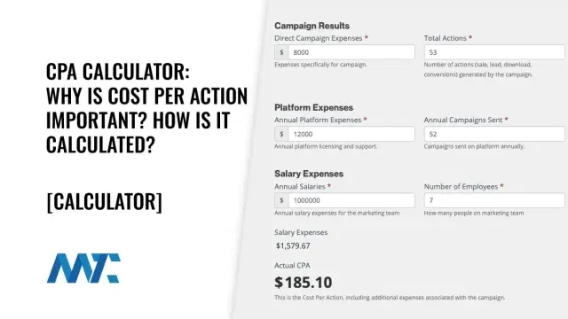 CPA Calculator: How Is Cost Per Action Calculated?