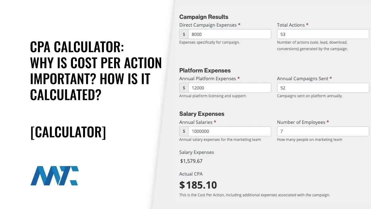 App: Cost Per Action Calculator 1 CPA Calculator: How Is Cost Per Action Calculated?