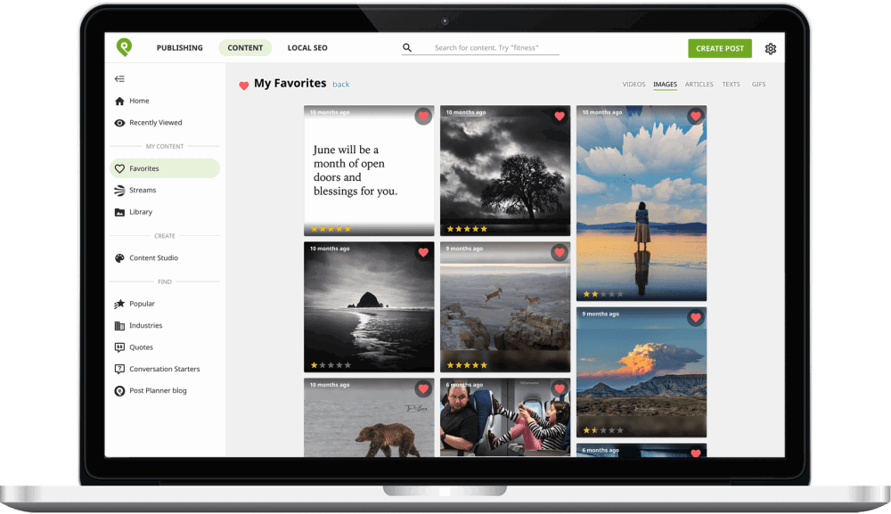 Post Planner - Curate Social Media Content