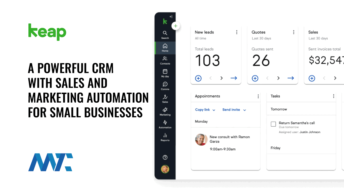 Keap: A Powerful CRM With Sales and Marketing Automation for Small Businesses 1 Keap CRM with Sales and Marketing Automation for Small Business