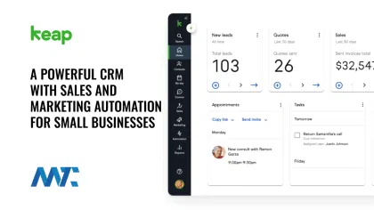Keap CRM with Sales and Marketing Automation for Small Business