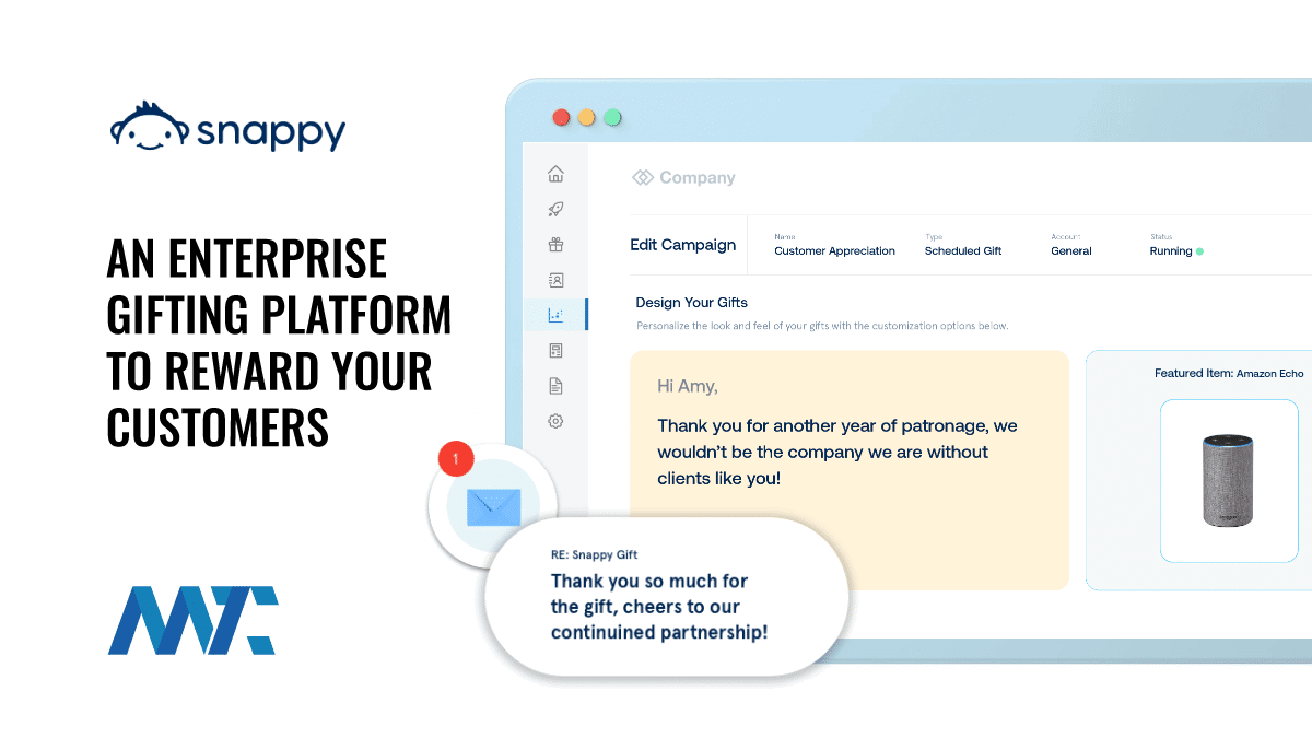Snappy: An Enterprise Gifting Platform To Reward Your Customers or Employees 1 Snappy Enterprise Gifting Platform