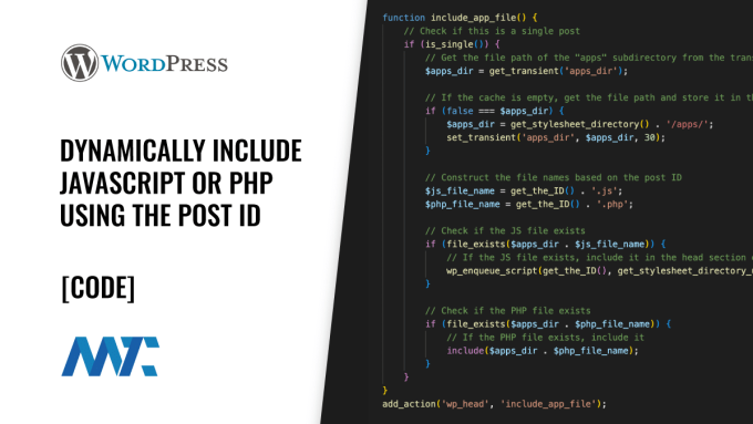 WordPress: Functions.php include JS file or PHP based on Post_ID