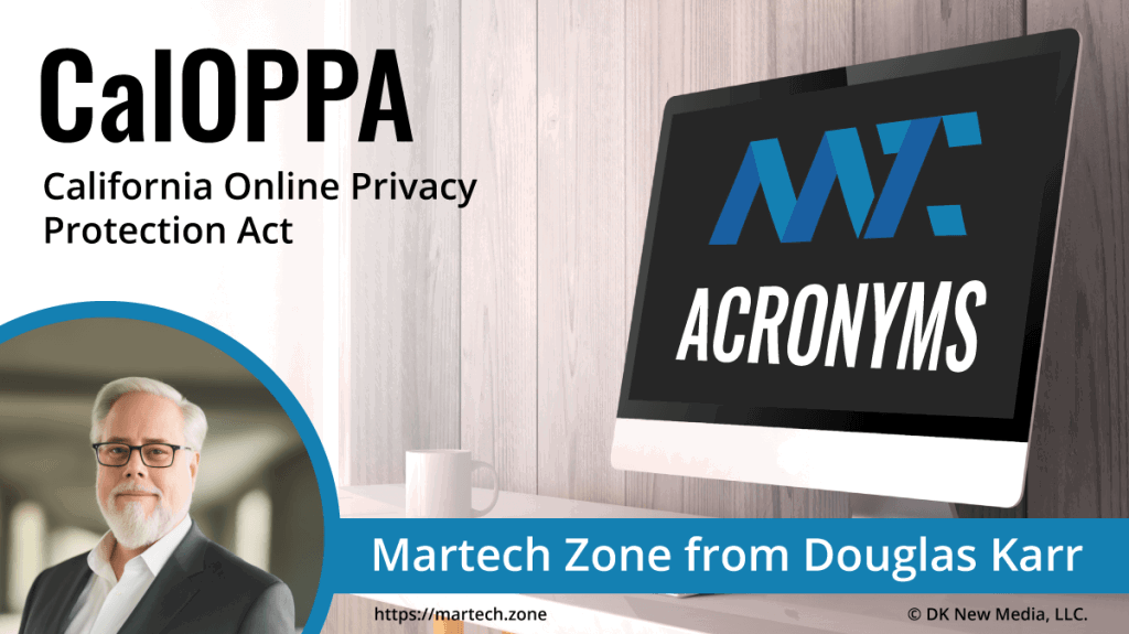 CalOPPA: California Online Privacy Protection Act