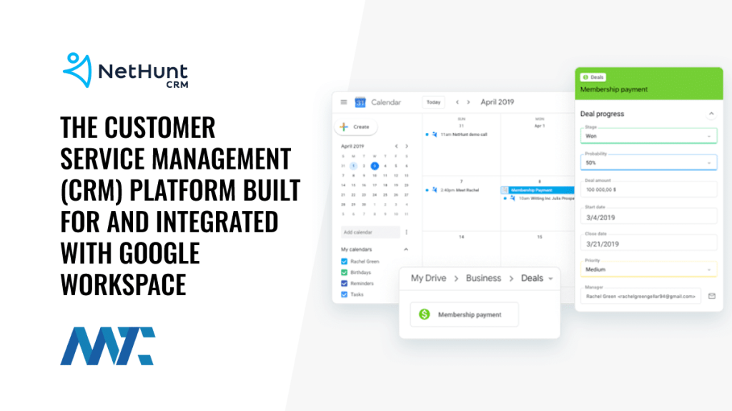 NetHunt CRM: Google Workspace and Gmail Integrated Customer Relationship Management Platform