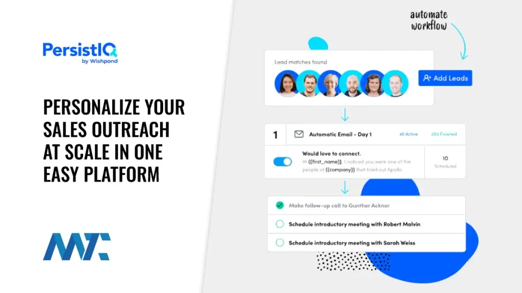 PersistIQ Sales Enablement Platform: Sales Outreach and Personalization