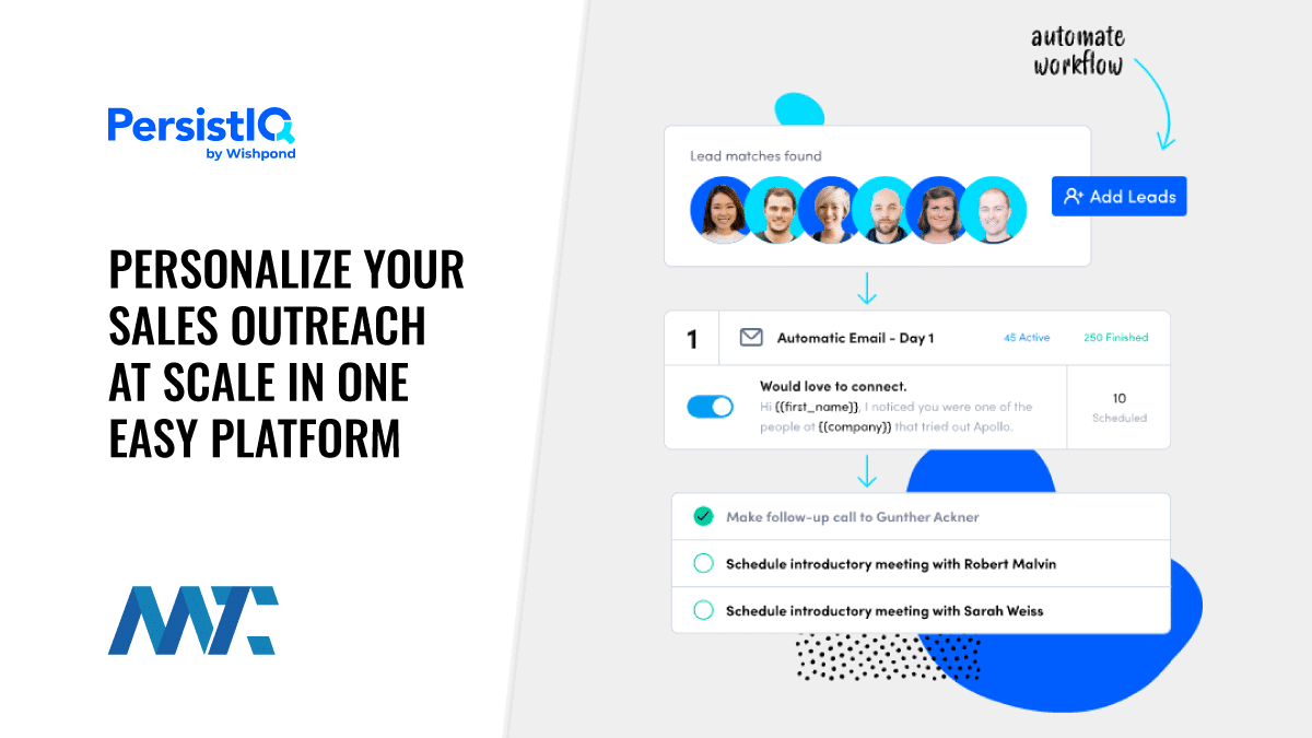 PersistIQ Sales Enablement Platform: Sales Outreach and Personalization