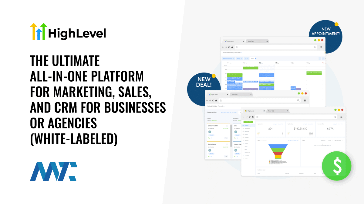 HighLevel: The Ultimate All-In-One Platform for Marketing, Sales, and CRM (Available for White-Labeling by Agencies) 1 HighLevel: All-In-One Marketing Platform for Businesses and Agencies (White-Label)