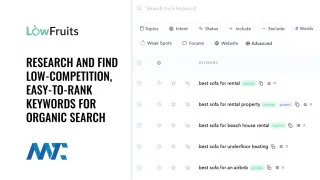 LowFruits - Long-tail keyword research for SEO and ranking