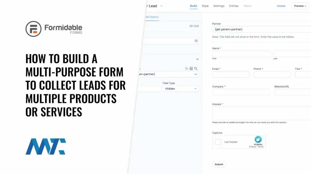 Formidable Forms: How to Pass a Parameter Value in a Shortcode