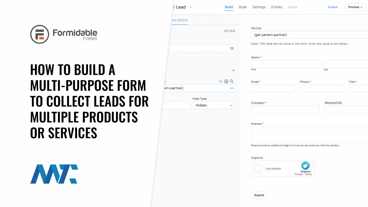 Formidable Forms: How to Pass a Parameter Value in a Shortcode