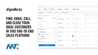 Apollo Sales Platform: Find, Email, Call, Close B2B prospects from their b2b data and automation platform