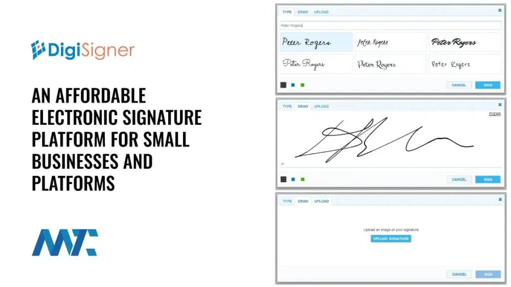 Digisigner Esignature Platform and API