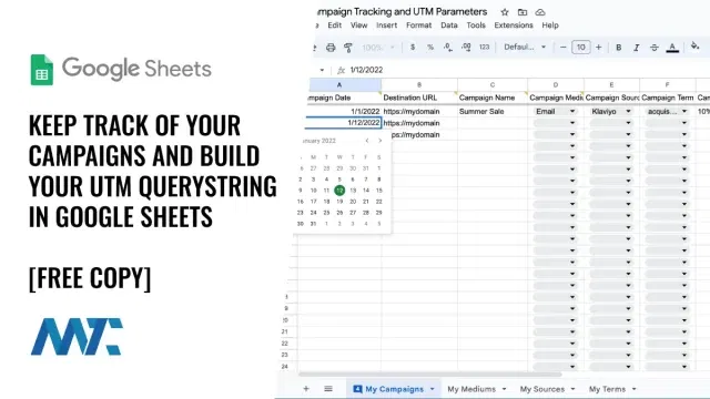 Free Google Sheet to Track Campaigns with UTM Builder
